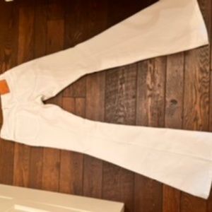 Gucci off white 23 boot cut jeans
